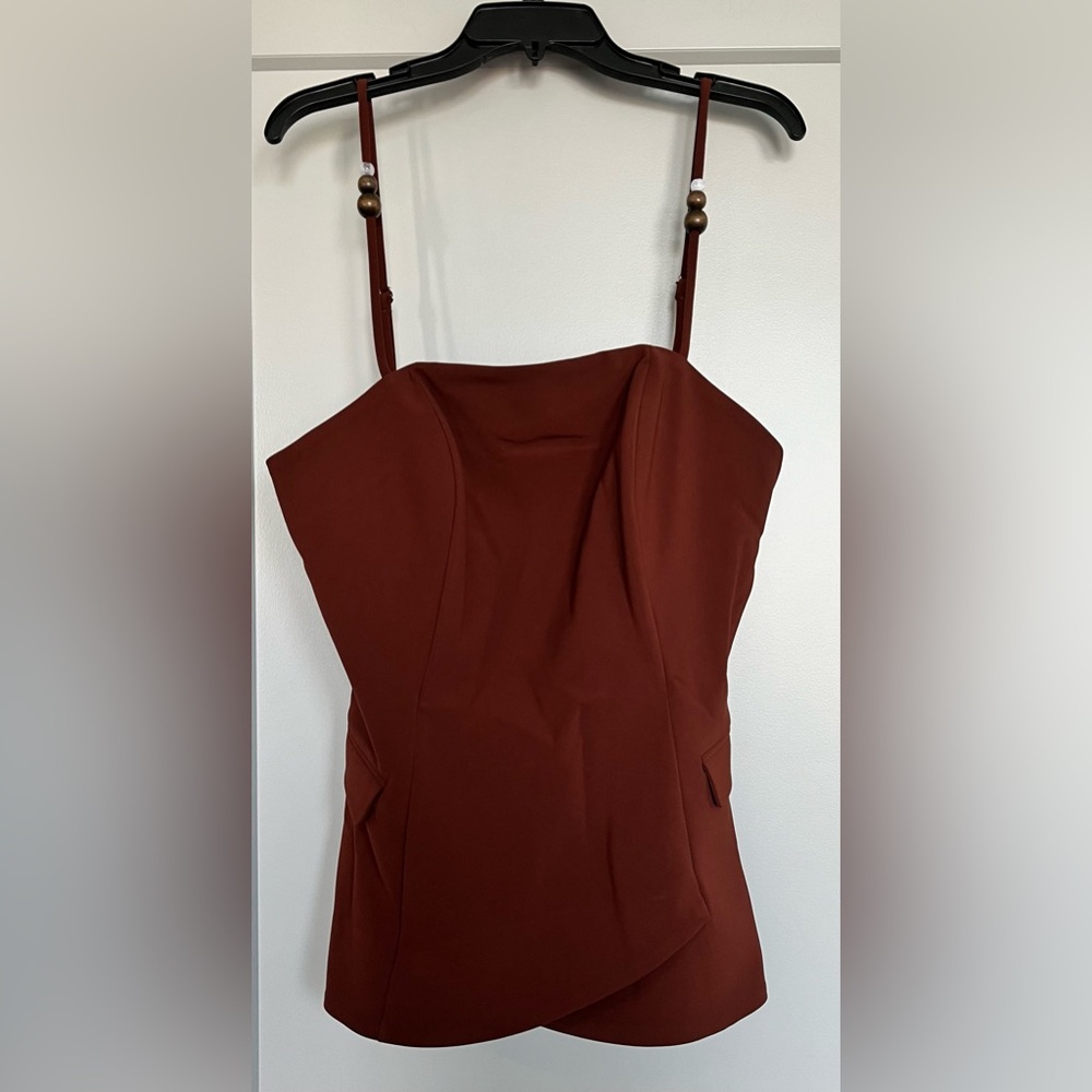 NWT Andrea Iyamah Varu Top in Cinnamon Size XL - Picture 13 of 16